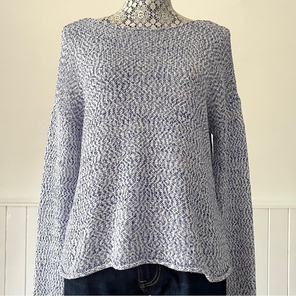 Lord & Taylor Marled Knit Boat Neck Sweater Size M - Picture 3 of 13